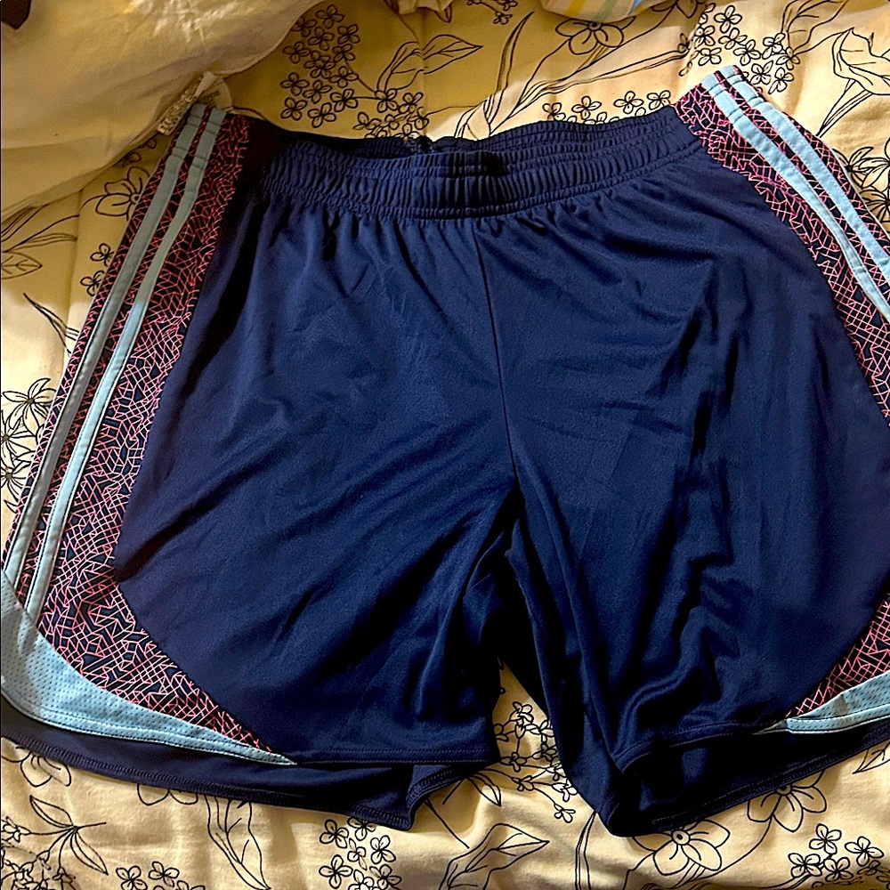 adidas Women's Blue Athletic Shorts